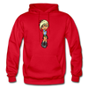 Cartoon Girl Hoodie - red