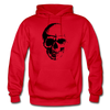 Abstract Skull Hoodie - red