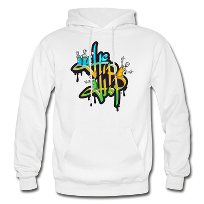 Hip Hop Graffiti Hoodie - white