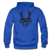 Demon Skull Hoodie - royal blue