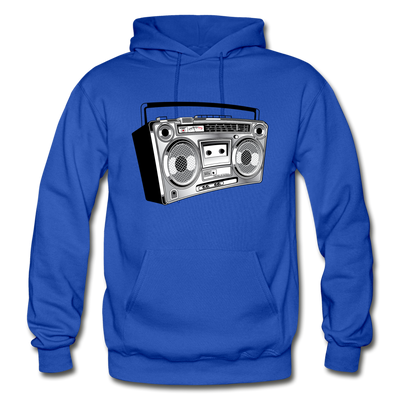 Boombox Stereo Hoodie - royal blue