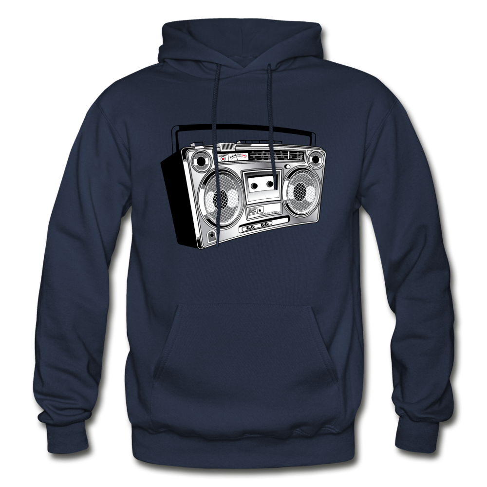 Boombox Stereo Hoodie - navy