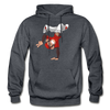 Hand Stand Monkey Hoodie - charcoal gray