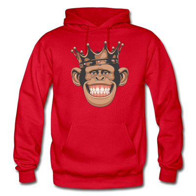 Monkey Crown Hoodie - red
