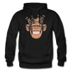 Monkey Crown Hoodie - black