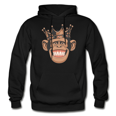 Monkey Crown Hoodie - black