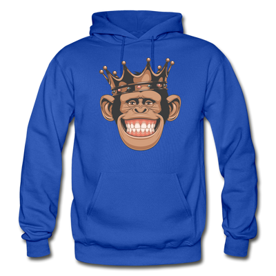 Monkey Crown Hoodie - royal blue