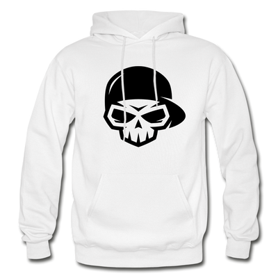 Skull Cap Hoodie - white