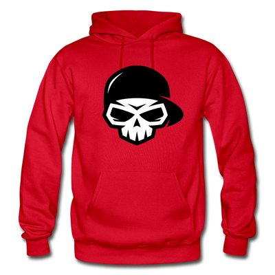 Skull Cap Hoodie - red