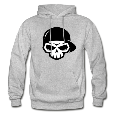 Skull Cap Hoodie - heather gray
