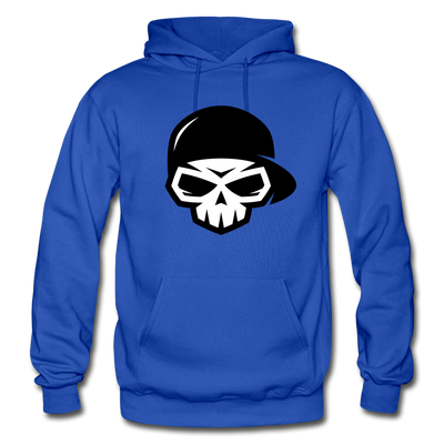 Skull Cap Hoodie - royal blue