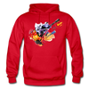 Abstract Guitar Hoodie - red