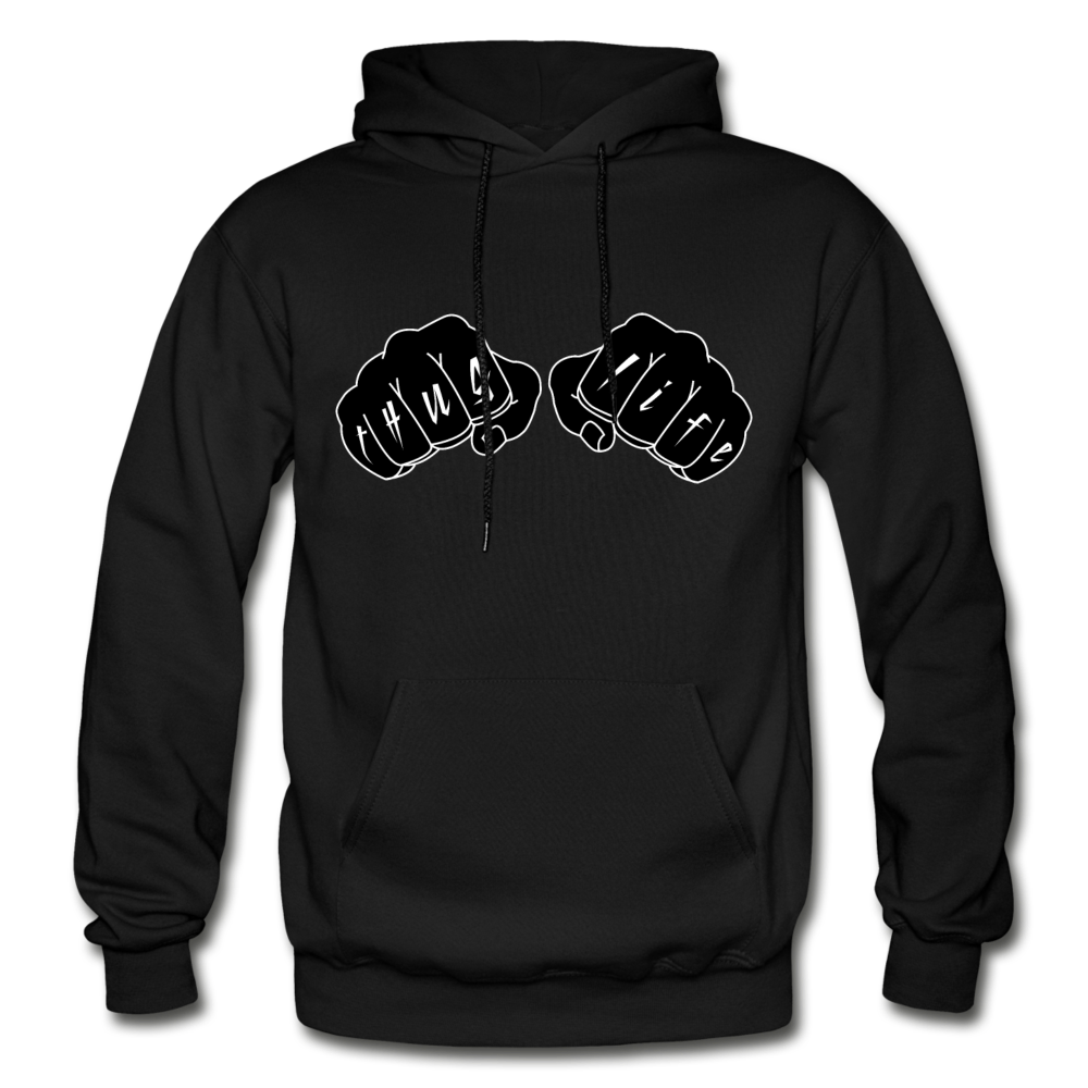 Thug Life Fists Hoodie - black