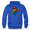 Skater Boy Cartoon Hoodie - royal blue