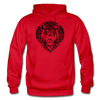 Tribal Maori Lion Hoodie - red