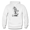 Tribal Maori Cat Woman Hoodie - white