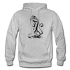 Tribal Maori Cat Woman Hoodie - heather gray