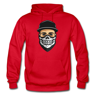 Skull Mask Hoodie - red