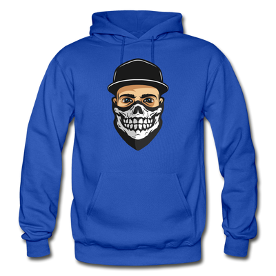 Skull Mask Hoodie - royal blue
