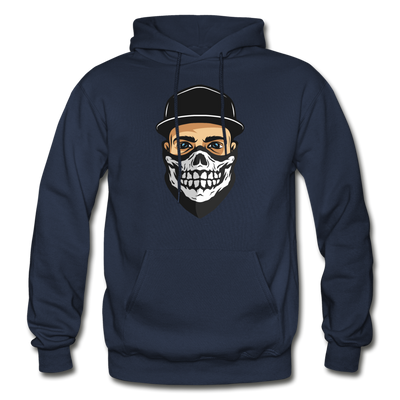 Skull Mask Hoodie - navy