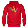 Colorful Abstract B-Boy Dancer Hoodie - red
