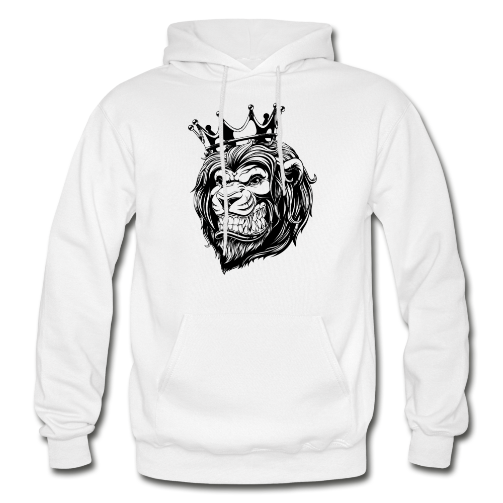 Lion Crown Hoodie - white