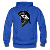 Hardcore Gangster Skull Hoodie - royal blue