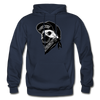 Hardcore Gangster Skull Hoodie - navy