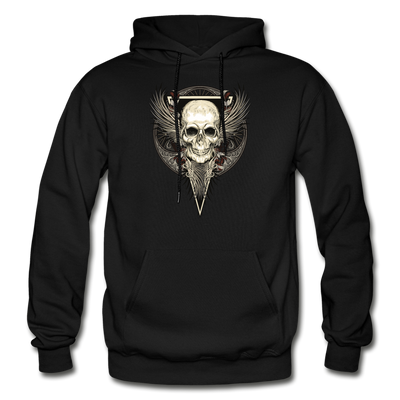 Skull Wings Hoodie - black