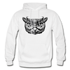 Tribal Maori Owl Hoodie - white