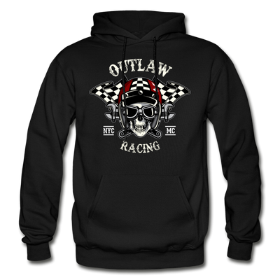 Outlay Racing Skull Hoodie - black
