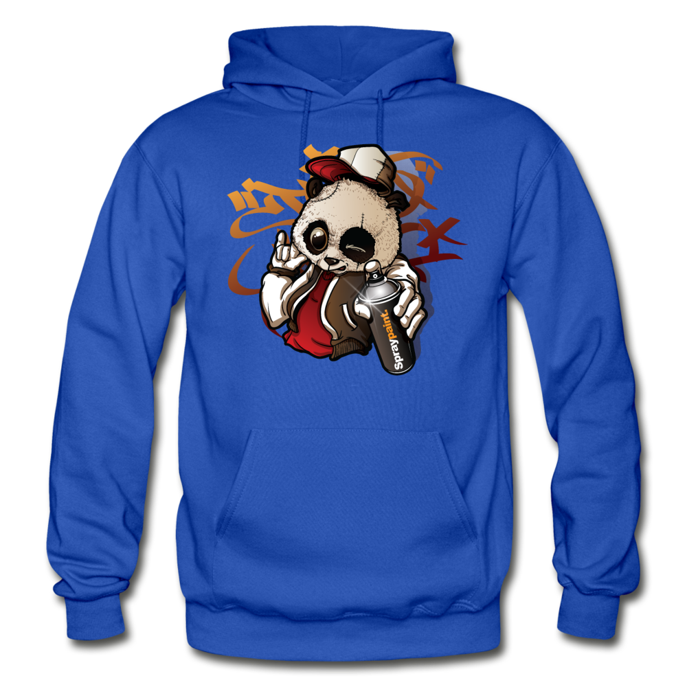Hip Hop Panda Graffiti Artist Hoodie - royal blue