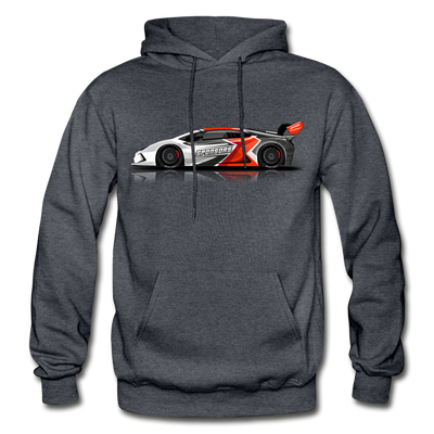 Sports Car Hoodie - charcoal gray