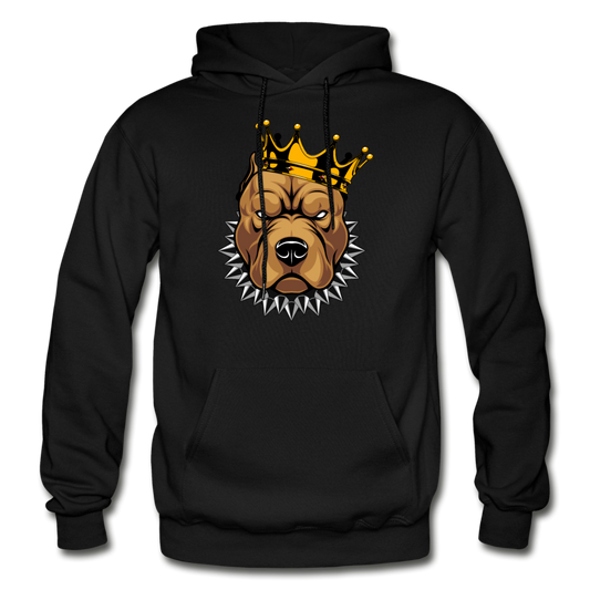 Pitbull Crown Hoodie - black