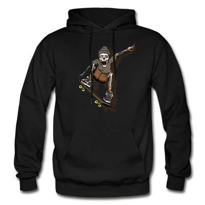 Skeleton Skater Hoodie - black