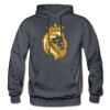 Lion Crown Hoodie - charcoal gray