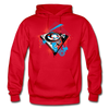 Abstract Turntable Hoodie - red