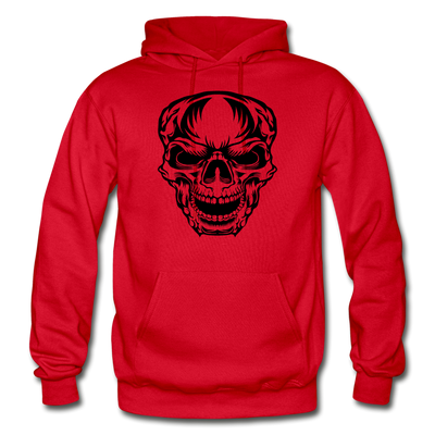 Skull Hoodie - red