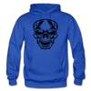 Skull Hoodie - royal blue