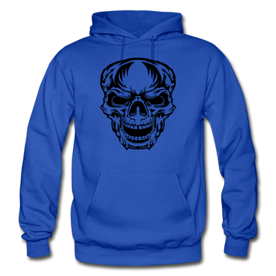 Skull Hoodie - royal blue