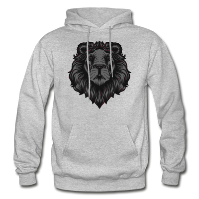 Grey Lion Hoodie - heather gray