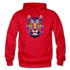 Colorful Tiger Hoodie - red