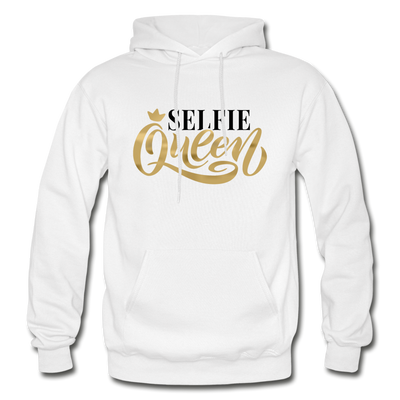 Selfie Queen Hoodie - white