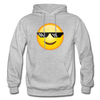 Cool Emoji Hoodie - heather gray