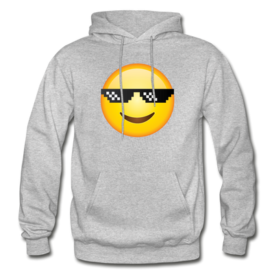 Cool Emoji Hoodie - heather gray