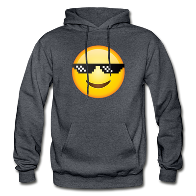 Cool Emoji Hoodie - charcoal gray