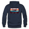 Vintage Cassette Hoodie - navy