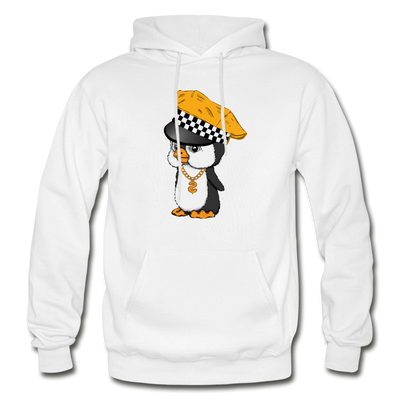 Taxi Penguin Hoodie - white