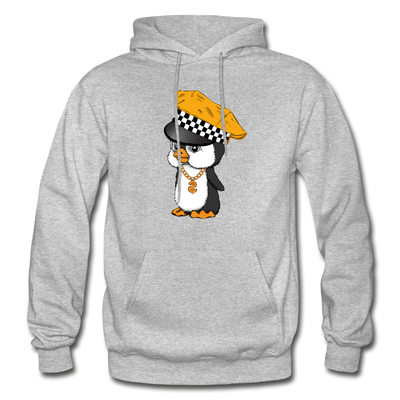 Taxi Penguin Hoodie - heather gray