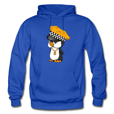 Taxi Penguin Hoodie - royal blue